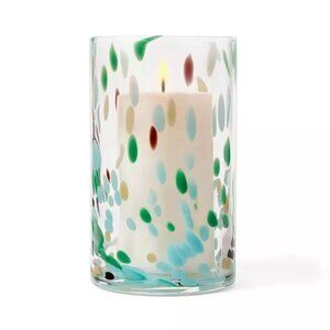 DVF for Target‎ Dot Glass 9.84x5.83 Candle Holder Diane Von Furstenberg